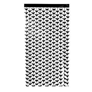 CORTINA DECORATIVA DE PLASTICO 1X2M MORCEGO PRETO
