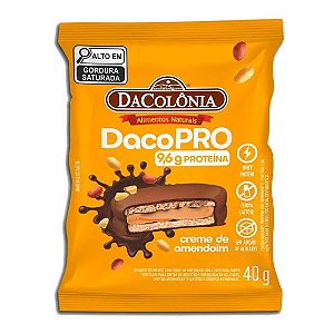 DACOPRO ALFAJOR PROTEIN CREME DE AMENDOIM 480G