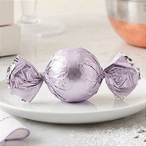 EMBALAGEM P/ TRUFAS E BOMBONS PRATA 14,5X15,5 CM PT C/100 UN CARBER