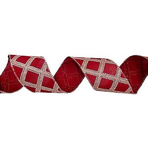 FITA ARAMADA VM C/ GLITTER VD/DR 6,3CM X 914CM C/ 12 UNIDADE