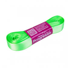 FITA CETIM LISO VERDE LIMAO 15MMX10M CARBER