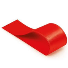 FITA CETIM LISO VERMELHO 10,5MMX10M CARBER