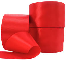 FITA CETIM LISO VERMELHO 38MMX10M CARBER