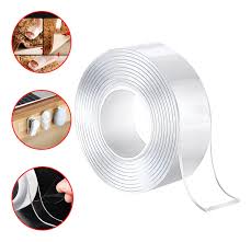 FITA DUPLA FACE TRANSPARENTE 2MX1,8CMX1MM