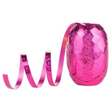 FITILHO HOLOGRAFICO ROSA 5MM X 20M SILVER FESTAS