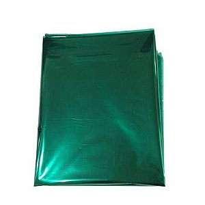 FOLHA BOPP 90 X 100 CM VERDE C/3UN (CELOFANE)