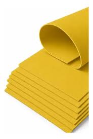 FOLHA EVA / BS AMARELO OURO 40X50X1,5MM