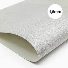 FOLHA EVA GLITER BRANCO 40X60X1,5MM
