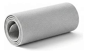 FOLHA EVA GLITER PRATA 40X60X1,5MM C/ 05