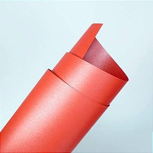 FOLHA PEROLADA CORES 90X100 VERMELHO C/3
