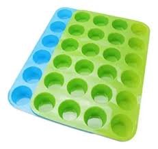 FORMA SILICONE MINI CUPCAKE 24 CAVIDADES CONFEITUDO