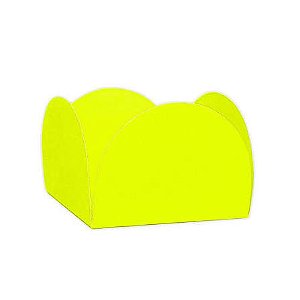 FORMINHA LUXO (4 PETALAS) G NEON AMARELA C/ 50