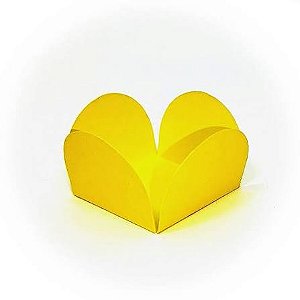 FORMINHA LUXO (4 PETALAS) M AMARELO C/ 50