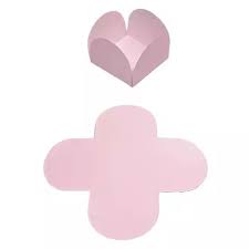 FORMINHA LUXO (4 PETALAS) M ROSA CANDY C/ 50