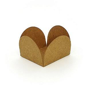 FORMINHA LUXO (4 PETALAS) P MARROM