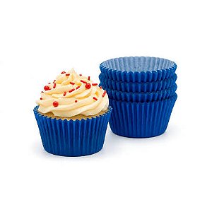 FORMINHA MINI CUPCAKE AZUL ESCURO 45UN FLIP