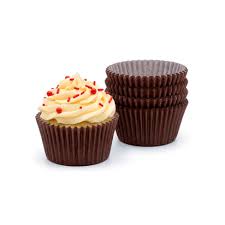 FORMINHA MINI CUPCAKE MARROM 45UN FLIP