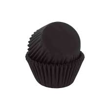 FORMINHA MINI CUPCAKE PRETO C/ 45UN FLIP