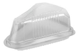G 630 FATIA DE TORTA CONFEITARIA CRISTAL PET 13,7X9,8X6 GALVANOTEK