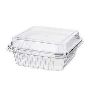 G 650 UM DOCE QUADRADO MILLENIUM 200ML CRISTAL PET 9X9X4,5 GALVANOTEK