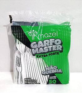 GARFO MASTER EXTRA FORTE INQUEBRAVEL BRANCO 20X50 MAZEL
