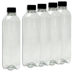 GARRAFINHA PLASTICA 500ML REDONDA