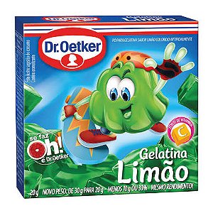 GELATINA LIMAO 20GR DR.OETKER