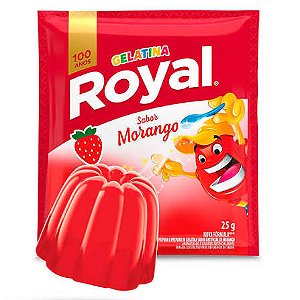 GELATINA ROYAL MORANGO 25G