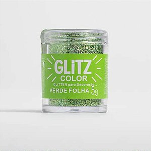 GLITTER P/ DECORACAO VERDE FOLHA 5G FAB