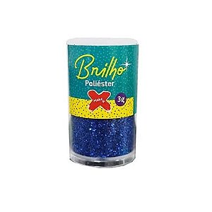 GLITTER POTE AZUL ESCURO MAKE+ 3 GR BRILHO