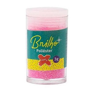 GLITTER POTE PINK MAKE+ 3 GR BRILHO