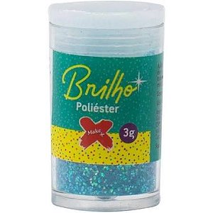 GLITTER POTE VERDE AGUA MAKE+ 3 GR BRILHO
