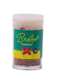 GLITTER POTE VERMELHO MAKE+  3 GR BRILHO
