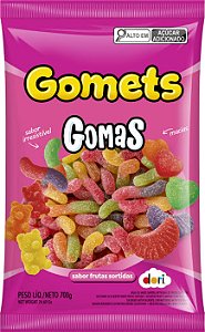 GOMETS GOMA SORTIDAS MINHOCA JELLIES 700G DORI