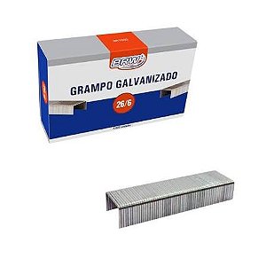 GRAMPO P/GRAMPEADOR GR1000 26/6 GALV. C/1000 BRW