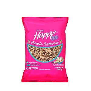 GRANOLA TRADICIONAL 500G - HAPPY LIFE