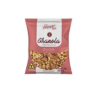 GRANOLA TRADICIONAL PREMIUM HAPPY LIFE 200G