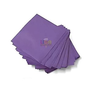 GUARDANAPO 24 CM X 24 CM ROXO SILVER FESTAS
