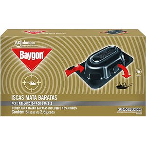 INSETICIDA BAYGON MATA BARATA ISCAS 15,6G