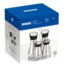 KIT PORTA TEMPEROS DE INOX AMIGOLD