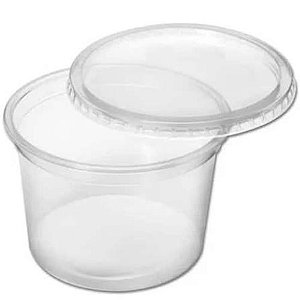 KIT POTE PP REDONDO 1500ML TOTALPLAST (FREEZER/MICRO)