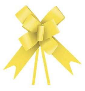 LACO PRONTO LISO AMARELO 18MM PT C/10 UN PACKPEL