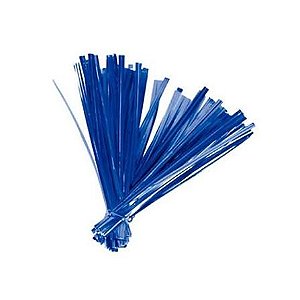 LACRE METALIZADO - AZUL 11CM X 4MM SILVER FESTAS