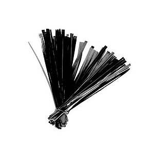 LACRE METALIZADO - PRETO 11CM X 4MM SILVER FESTAS