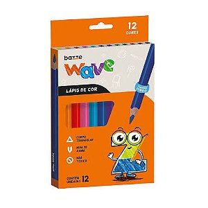 LAPIS COR BAZZE WAVE JUMB 15CM