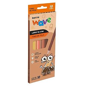 LAPIS COR BAZZE WAVE TONS PELE 10CORES