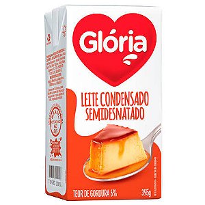 LEITE CONDENSADO SEMI DESNATADO GLORIA 395G