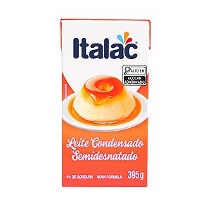 LEITE CONDENSADO SEMIDESNATADO 395G ITALAC