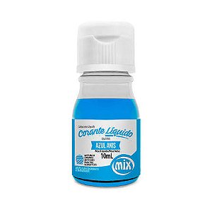 LÍQUIDO - MISTURA DE CORANTES ARTIFICIAIS PARA FINS ALIMENTÍCIOS AZUL ANIS MIX 10ML