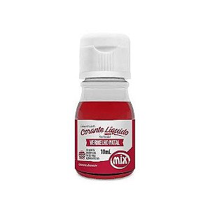 LÍQUIDO - MISTURA DE CORANTES ARTIFICIAIS PARA FINS ALIMENTÍCIOS VERMELHO NATAL MIX 10ML